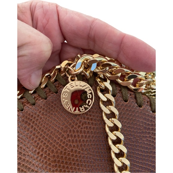 STELLA MCCARTNEY Scale-Embossed Mini Falabella Vegan Bag - Picture 11 of 16